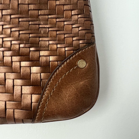 Cole Haan Genevieve Shoulder Bag in Metallic Bronze Leather and Gold - Picture 5 of 5